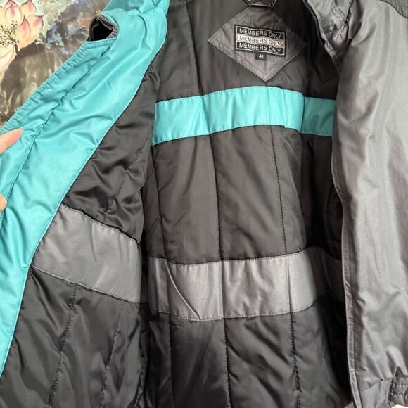 Vintage Men’s Members Only lined jacket large/42 - Picture 7 of 15